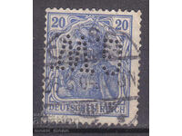 Germany 1902 Perfins