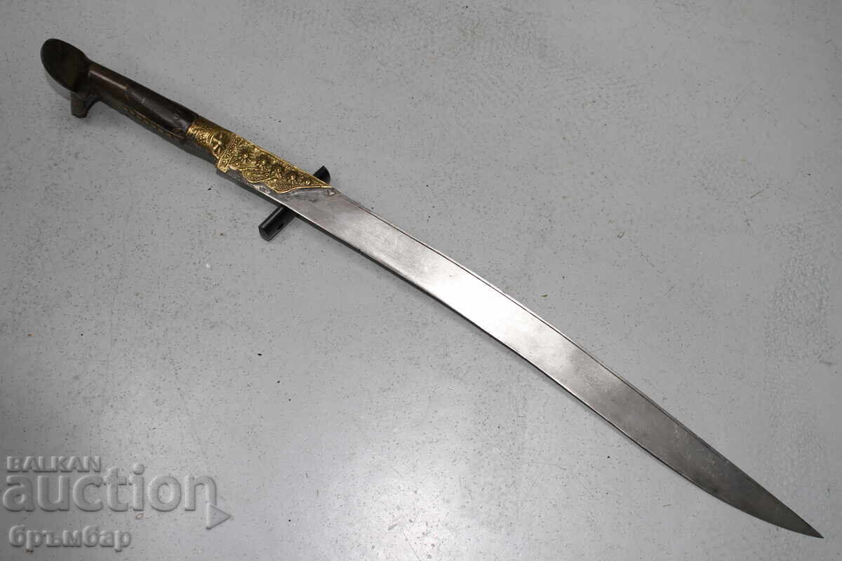 Vechi iatagan otoman turcesc balcanic. Corn maro.*1 - 5