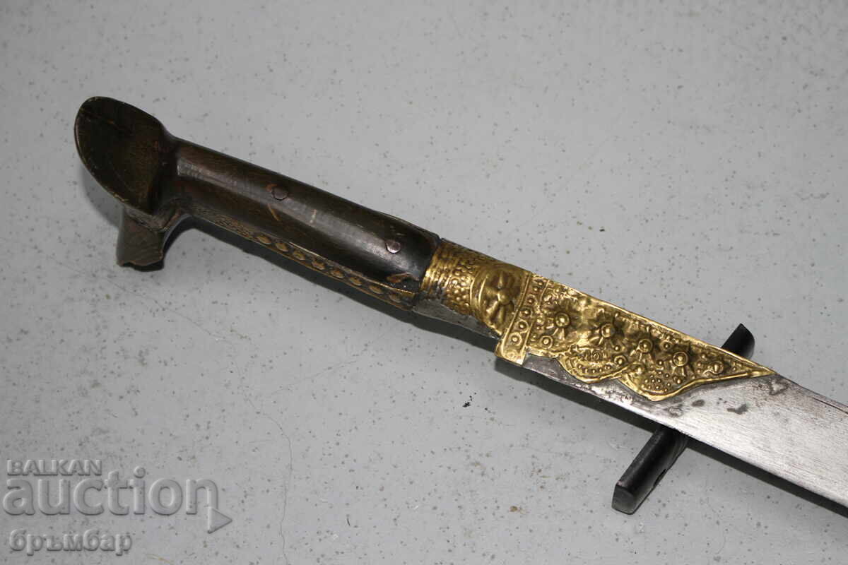 Vechi iatagan otoman turcesc balcanic. Corn maro.*1 - 6