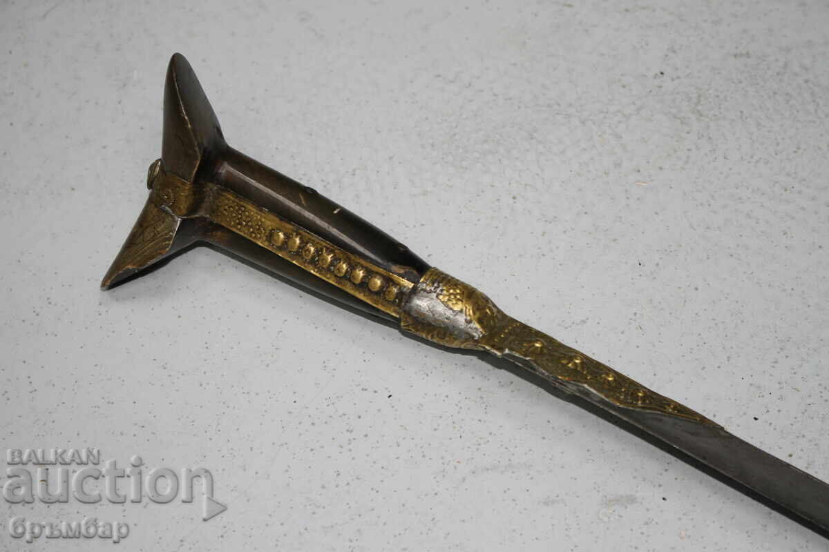 Vechi iatagan otoman turcesc balcanic. Corn maro.*1 - 7