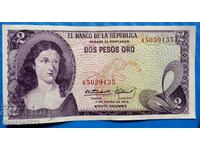 Colombia 1972 2 Pesos AU UNC