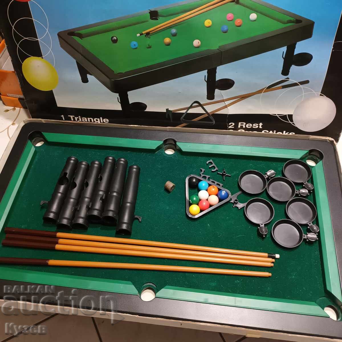 Παιδικό επιτραπέζιο παιχνίδι snooker σνούκερ με τιμή 15.00 BGN | € 7.67