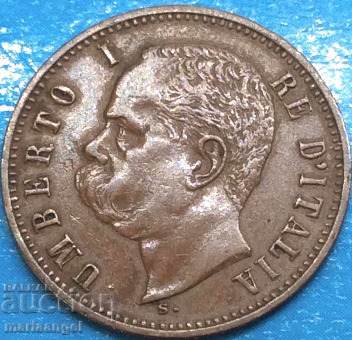 Auction  2 Centesimi 1898 Italy King Umberto I 4