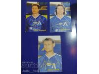 ПФК Левски - 3 картички с автографи