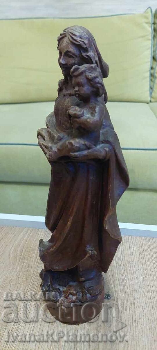 Auction Wood carving for connoisseurs, height 31cm Auction Wood carving for connoisseurs, height 31cm