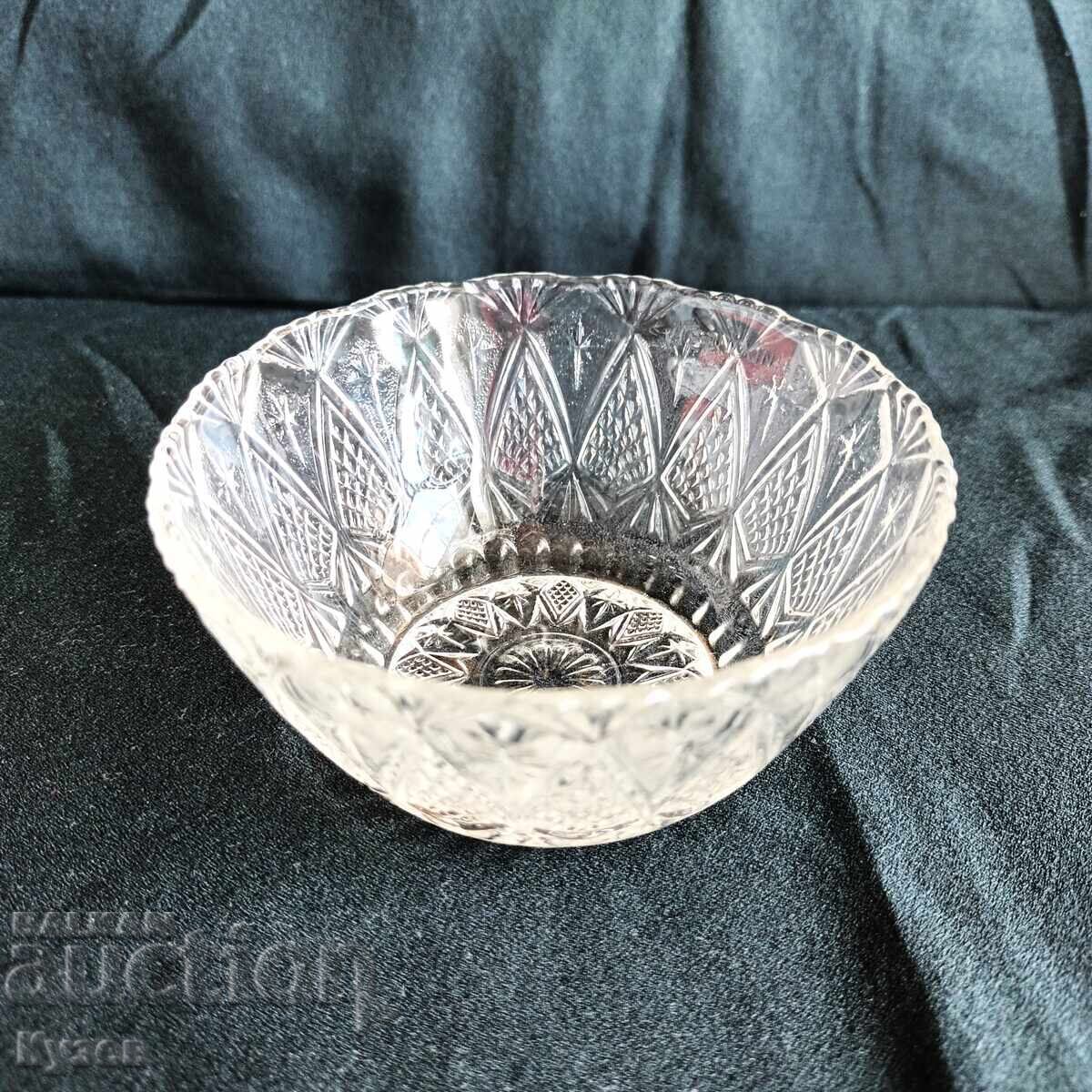 Set of small bowls, 11 pieces, crystal glass from the Soviet era Set of small bowls, 11 pieces, crystal glass from the Soviet era