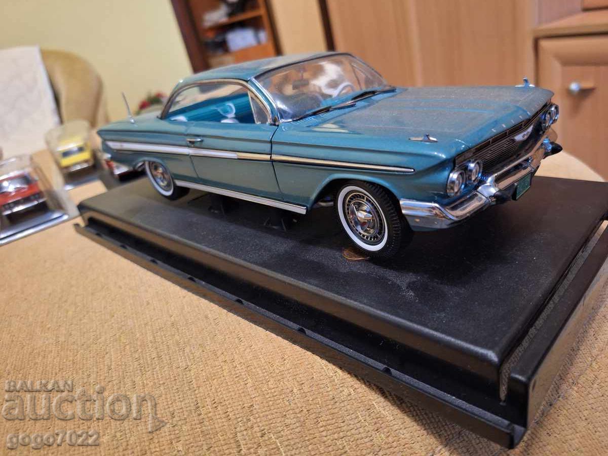 CHEVROLET IMPALA SPORT COUPE 1/18 WITHOUT STAR with price 150.00 BGN | € 76.69 CHEVROLET IMPALA SPORT COUPE 1/18 WITHOUT STAR with price 150.00 BGN | € 76.69
