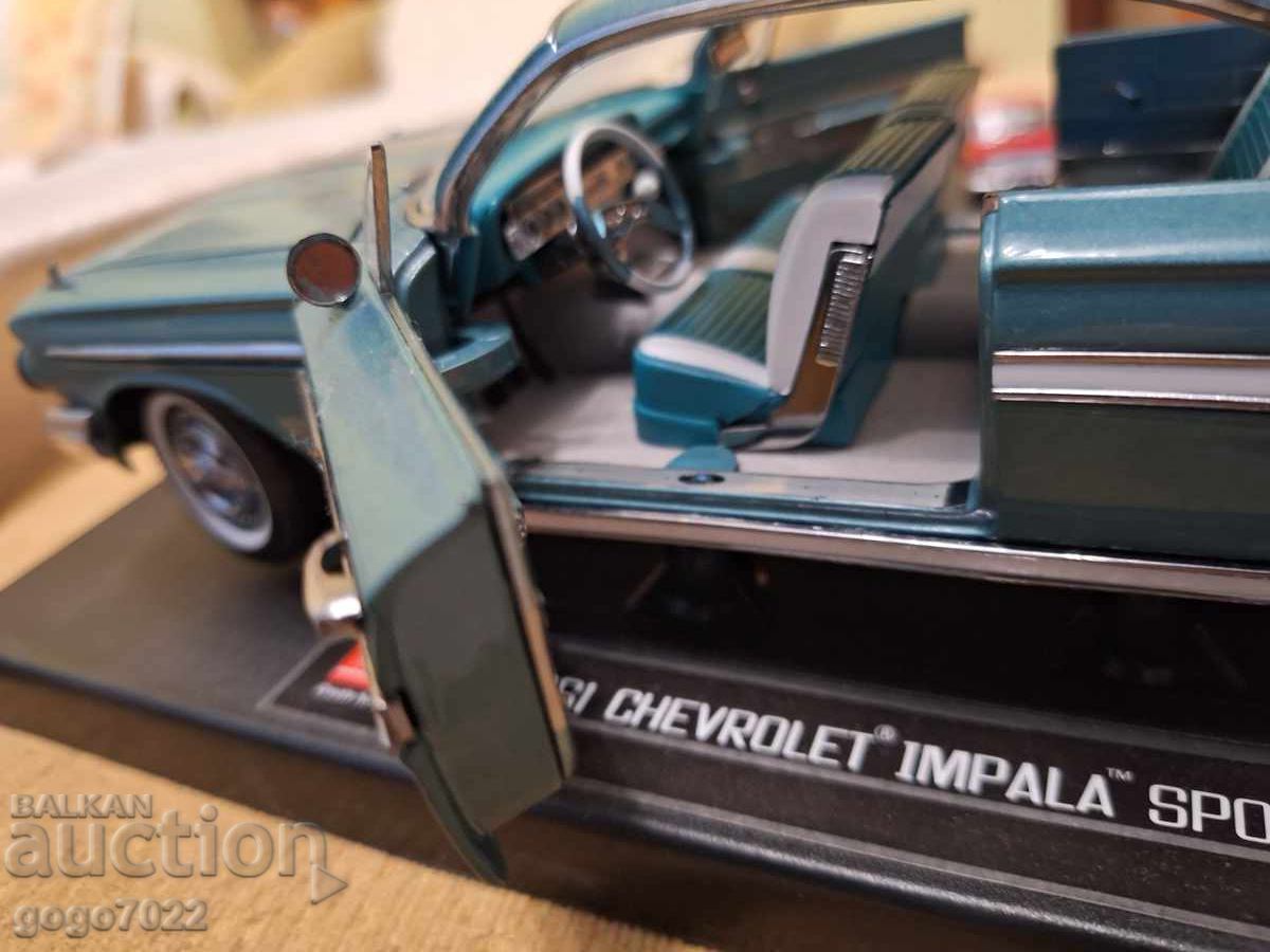 CHEVROLET IMPALA SPORT COUPE 1/18 WITHOUT STAR - 7 CHEVROLET IMPALA SPORT COUPE 1/18 WITHOUT STAR - 7