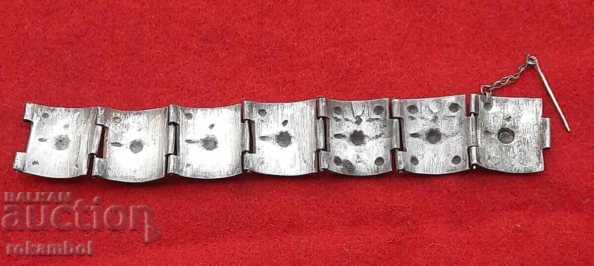 Рядка,възрожденска,масивна сребърна гривна - 5 Рядка,възрожденска,масивна сребърна гривна - 5