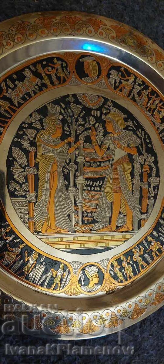 Brass panel Egypt for connoisseurs 25cm with price € 15.00 | 29.34 BGN