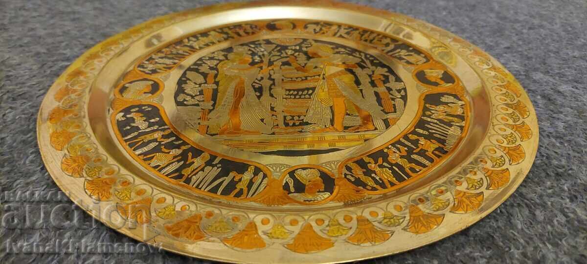 Delivery of Brass panel Egypt for connoisseurs 25cm