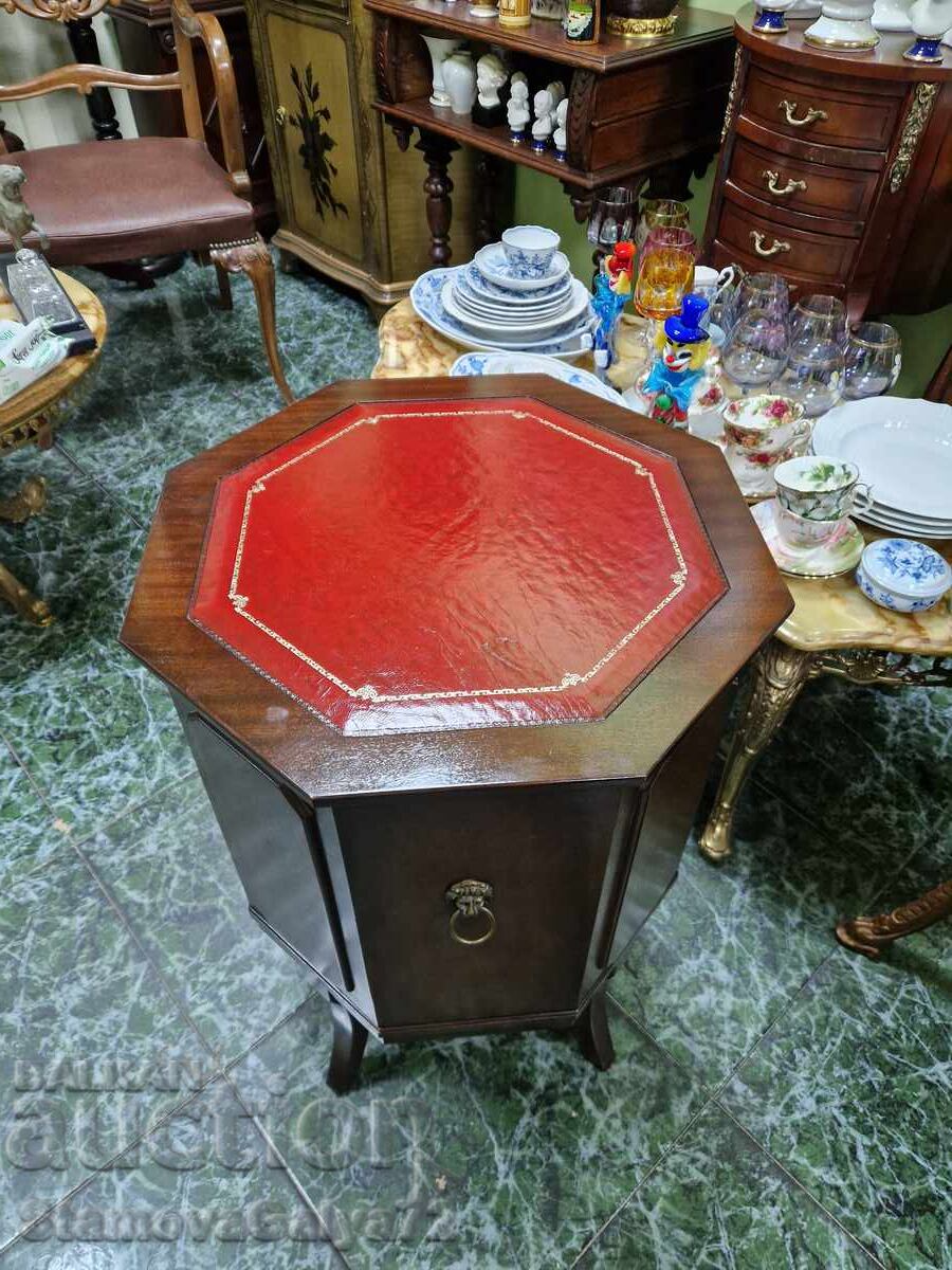 Δημοπρασία Μοναδικό αντίκα αγγλικό ξύλινο ντουλάπι μπαρ