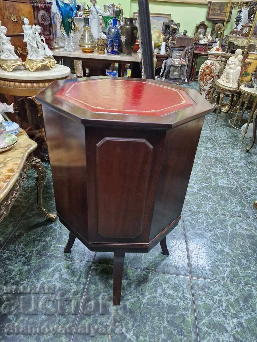 Μοναδικό αντίκα αγγλικό ξύλινο ντουλάπι μπαρ - 5