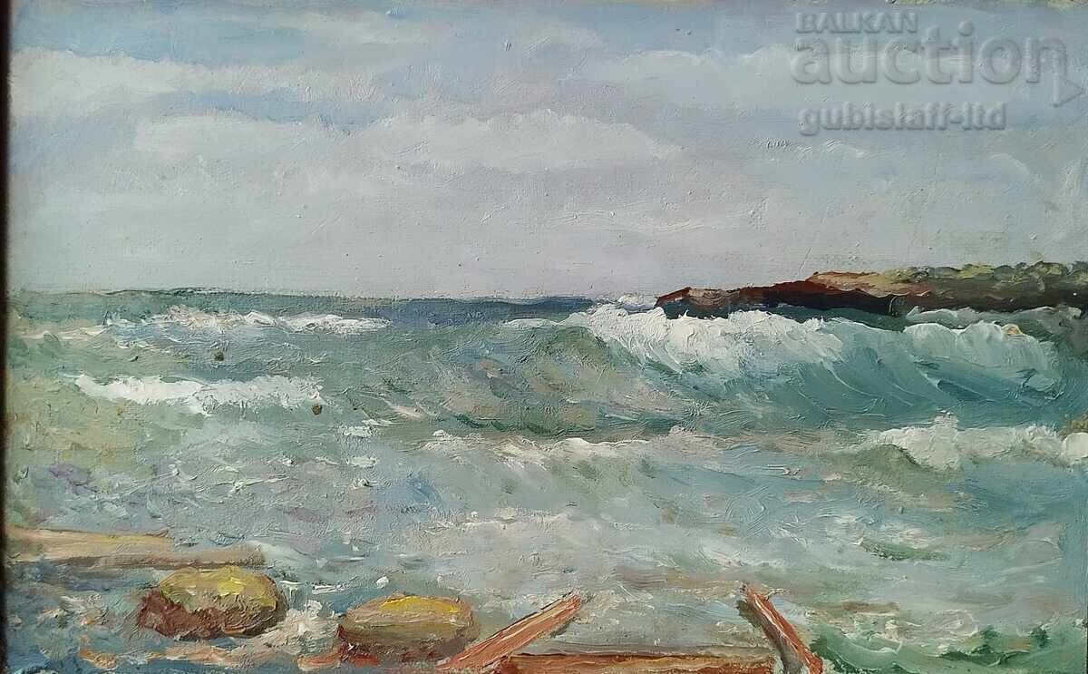 Painting, sea, 2009 with price 200.00 BGN | € 102.26