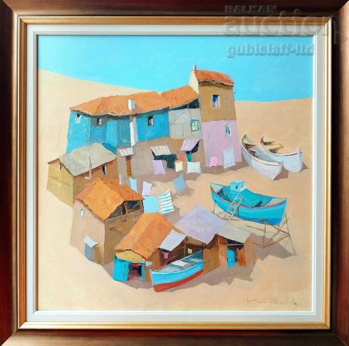 Картина "Юлско утро", худ. Димитър Каратонев