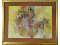 Tablou "Călăreți", prof. Stoimen Stoilov, 1991
