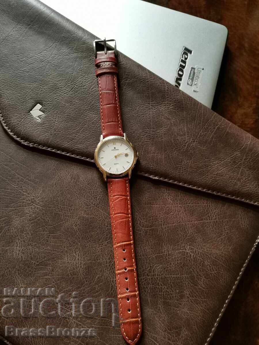 Junghans quartz Gold-plated Wristwatch with price 260.00 BGN | € 132.94