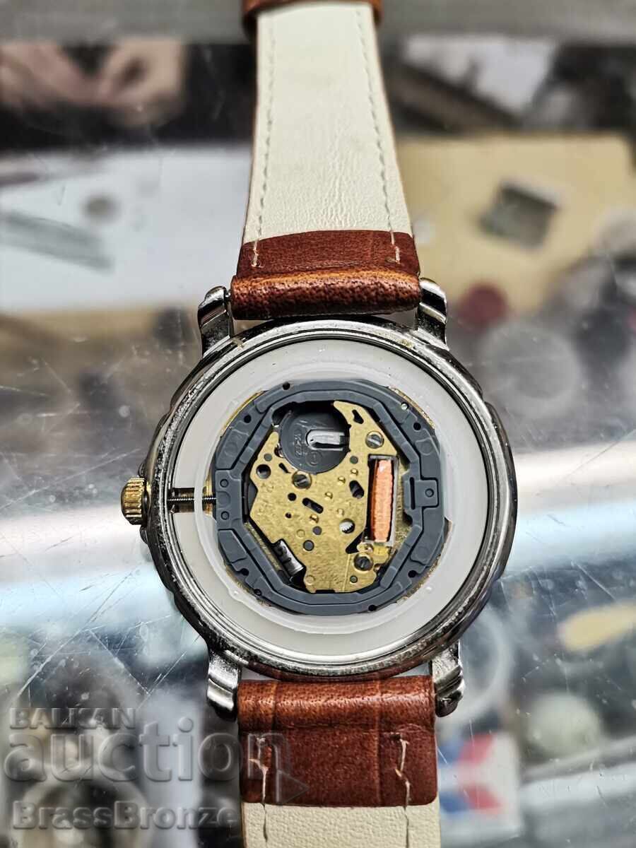 Junghans quartz Ceas de mână placat cu aur - 5