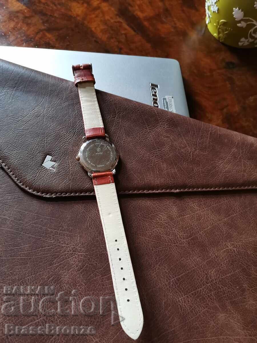 Junghans quartz Ceas de mână placat cu aur - 6 Junghans quartz Ceas de mână placat cu aur - 6