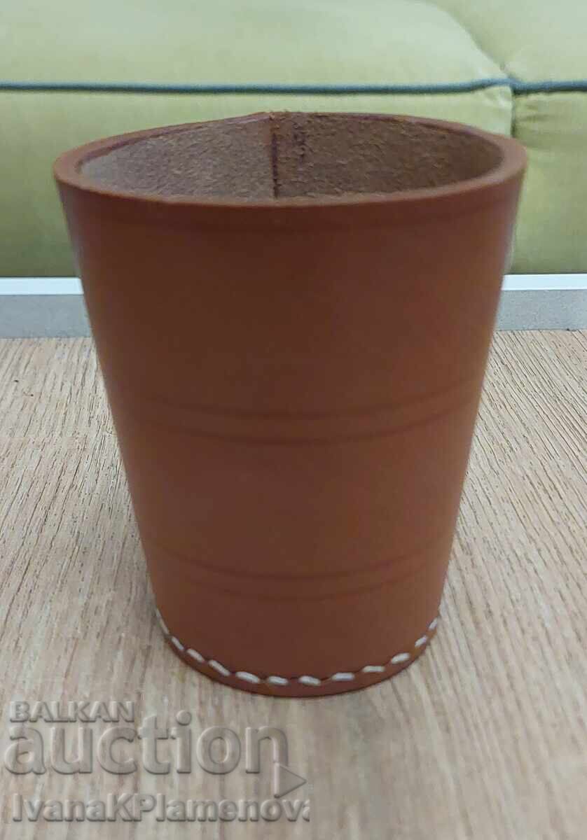 New leather dice cup for connoisseurs with price 12.00 BGN | € 6.14 New leather dice cup for connoisseurs with price 12.00 BGN | € 6.14