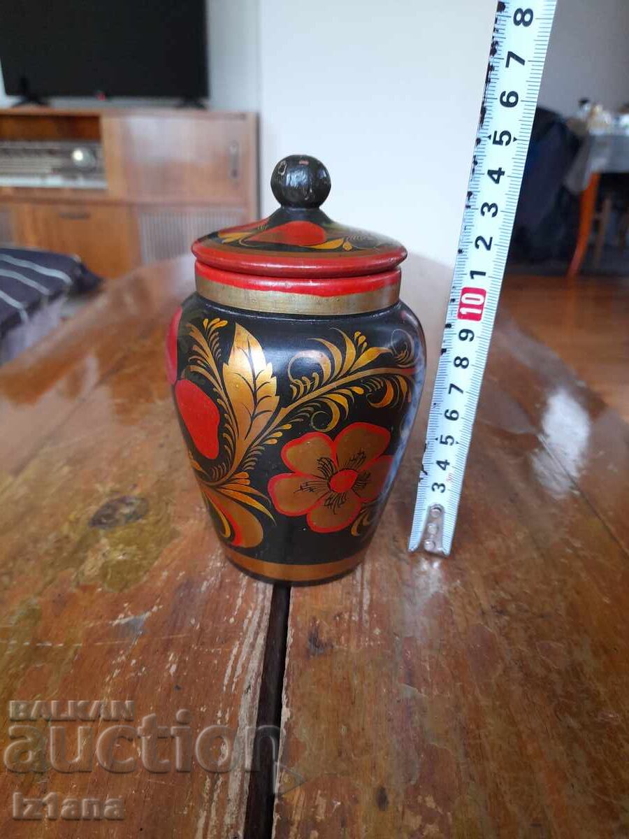 Παράδοση Παλιό ξύλινο κουτί, χοχλόμα Παράδοση Παλιό ξύλινο κουτί, χοχλόμα