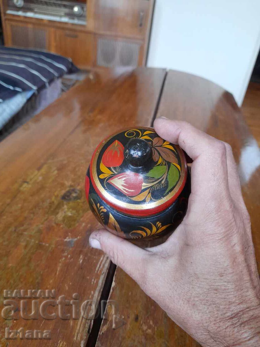 Παλιό ξύλινο κουτί, χοχλόμα - 6 Παλιό ξύλινο κουτί, χοχλόμα - 6