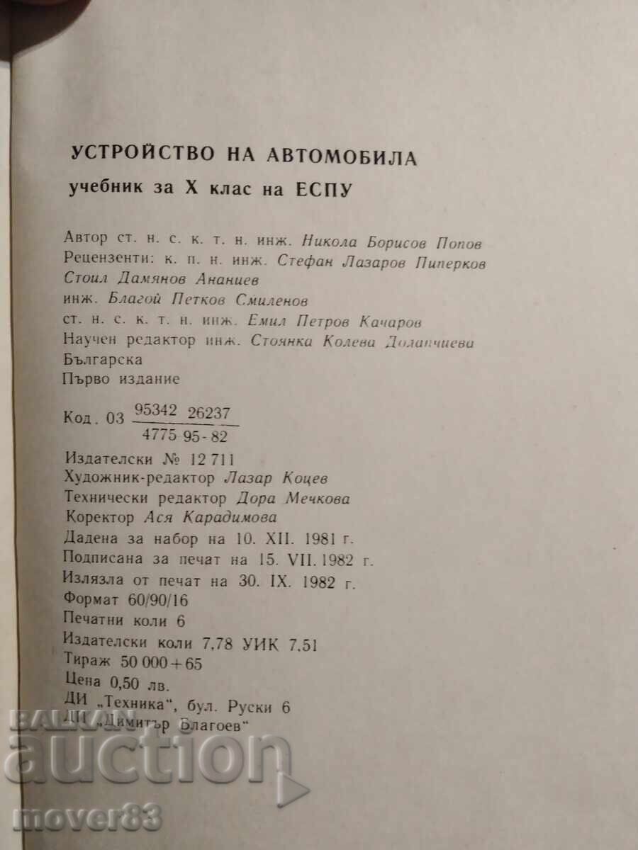 Auction Car device. 10th grade. N. Popov Auction Car device. 10th grade. N. Popov