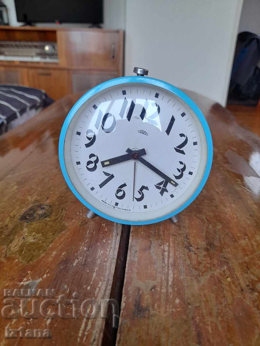Παλιό επιτραπέζιο ρολόι, ξυπνητήρι Prim