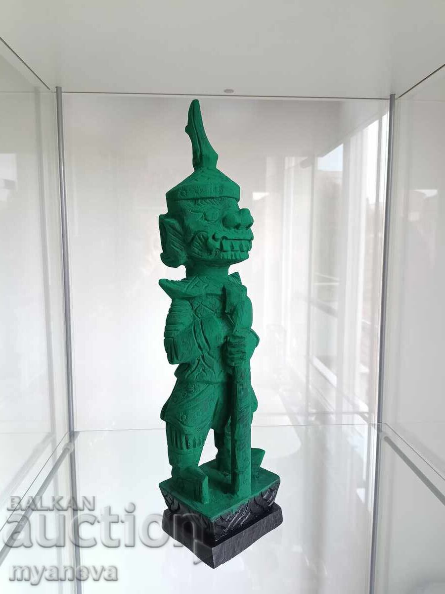 Thai Wood Carving of a Spirit, Guardian of Nature - 5