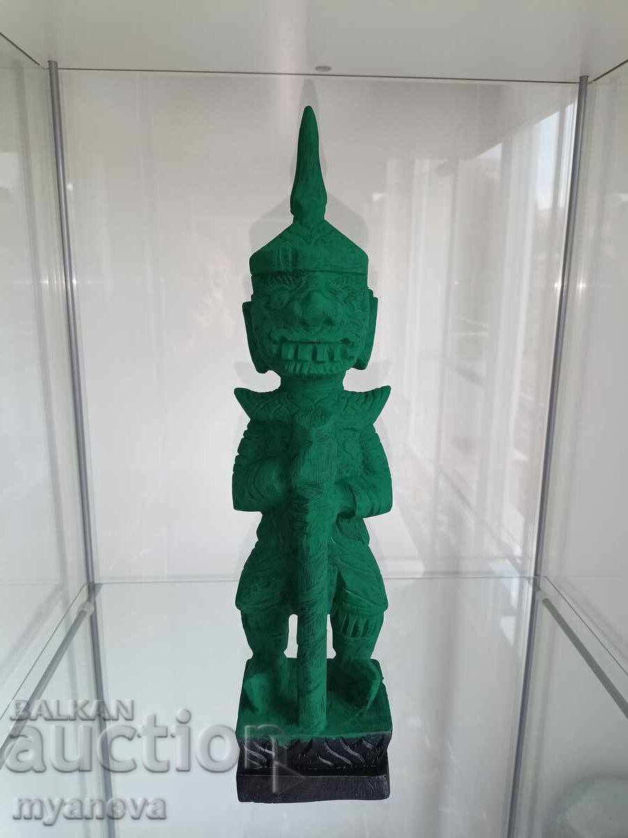 Thai Wood Carving of a Spirit, Guardian of Nature