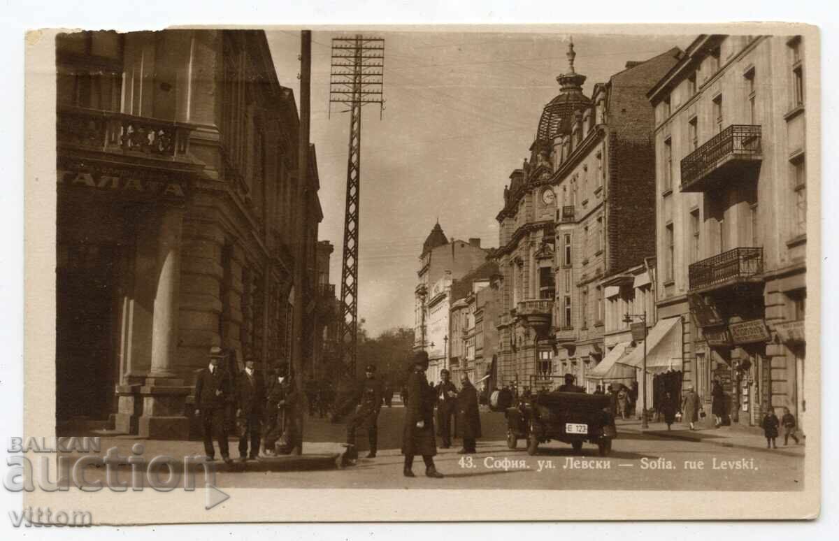 София улица Левски рядка картичка София улица Левски рядка картичка