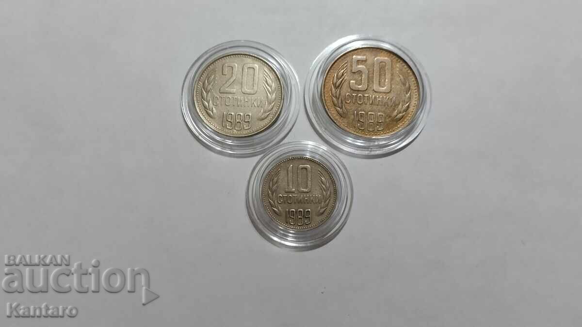 Auction Coin - BULGARIA - Lot of coins - 1989 Auction Coin - BULGARIA - Lot of coins - 1989
