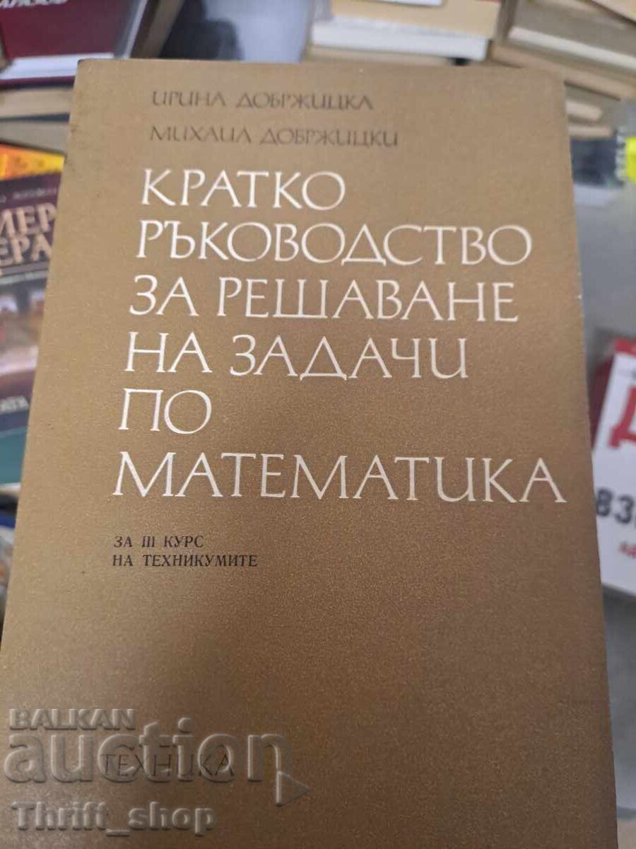 Brief Guide to Solving Math Problems