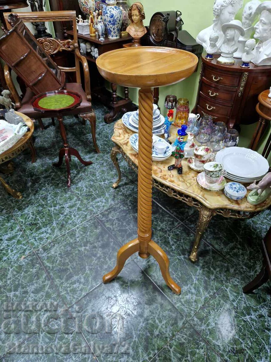 Beautiful antique French tall wooden table