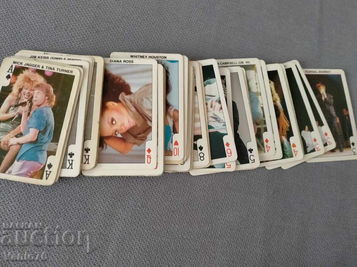 Old cards with singers