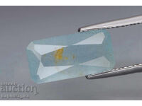 Akvamarin albastru-ceresc 5.55ct tăietură octogonală