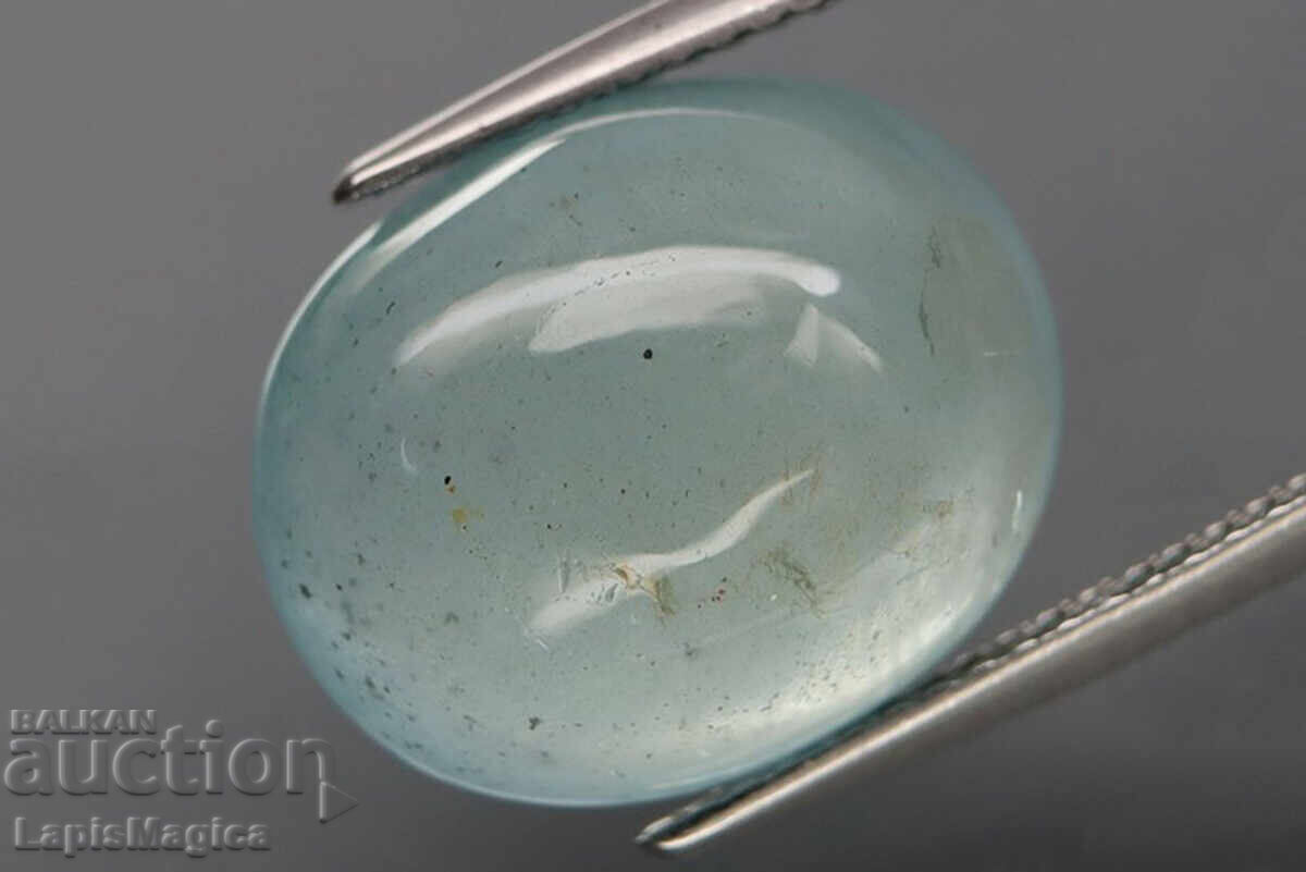 Аквамарин 11.54ct овален кабошон