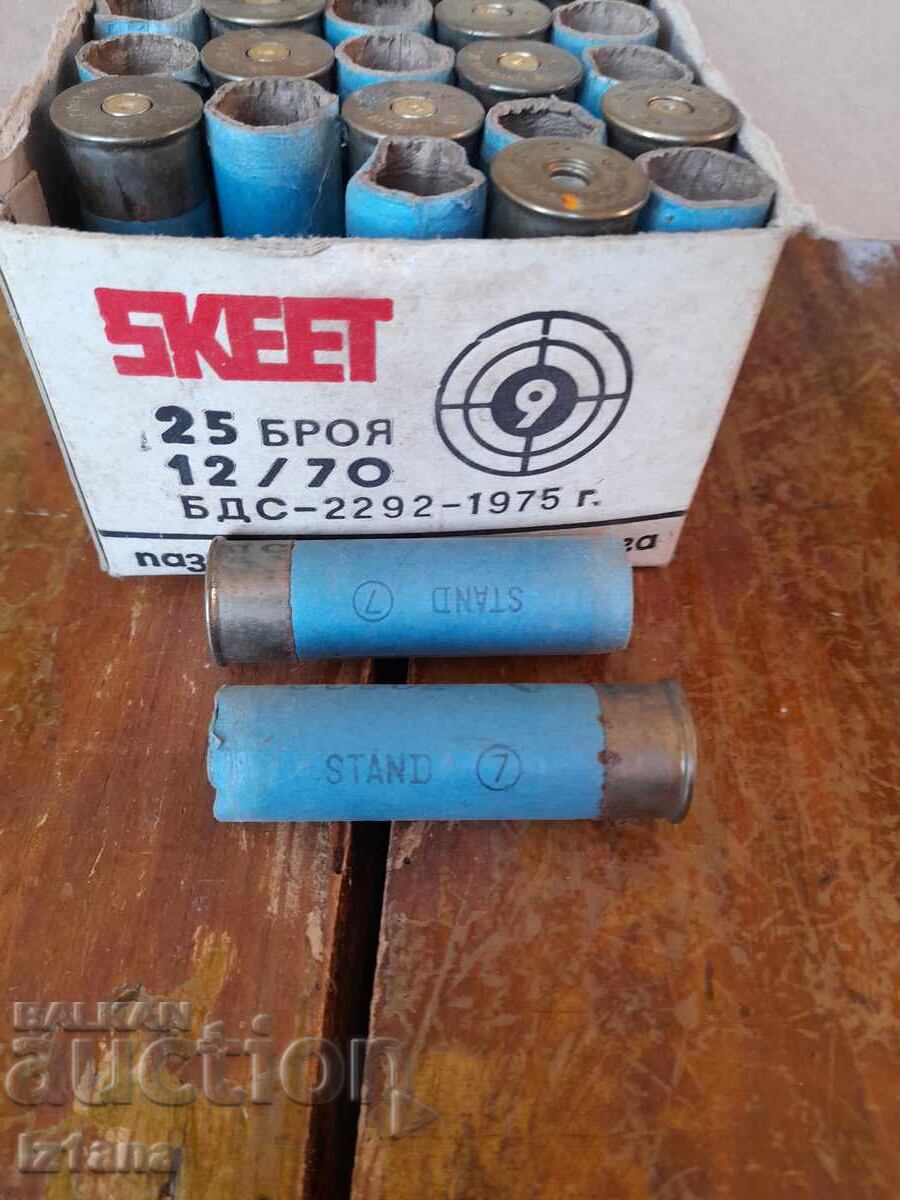 Παράδοση Παλιό κουτί φυσιγγίων Skeet, κάλυκες