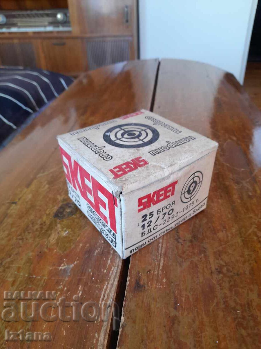 Παλιό κουτί φυσιγγίων Skeet, κάλυκες