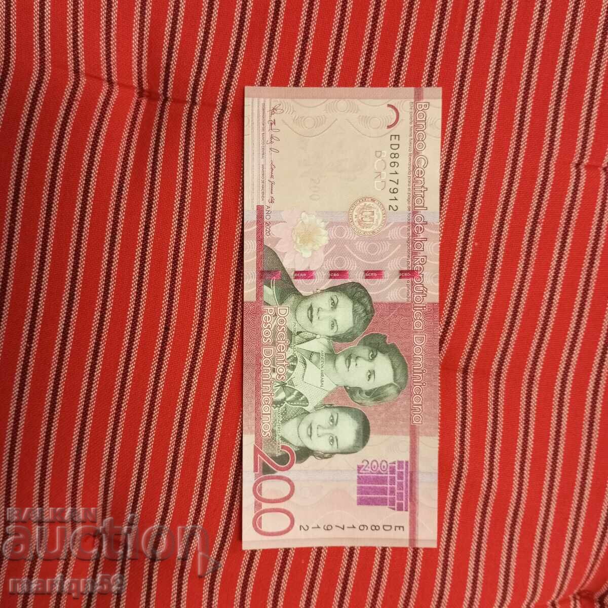 Δομινικανή Δημοκρατία 200 πέσος 2020 έτος άριστη