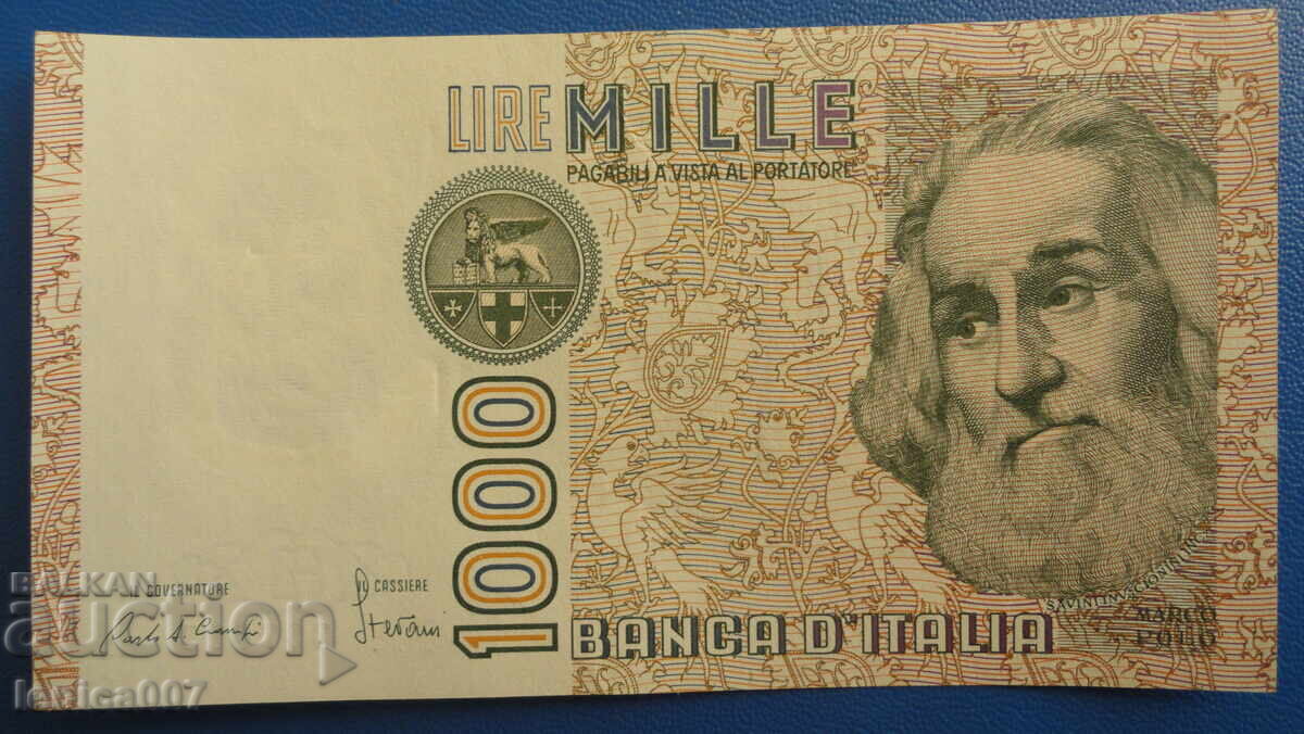 Италия 1982г. - 1000 лири Италия 1982г. - 1000 лири