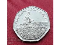 Guyana-10 dollars 1996