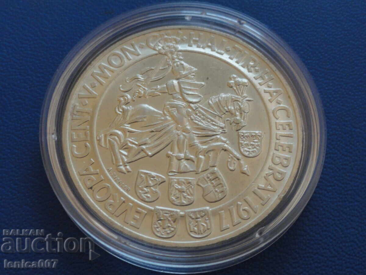 Auction  Austria 1977 - 100 Schilling "500g. from the creation of the mint"