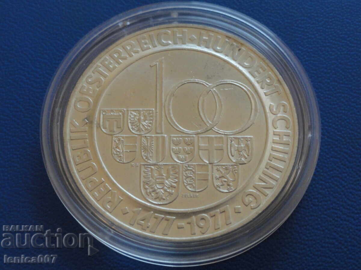 Austria 1977 - 100 Schilling "500g. from the creation of the mint" - 6