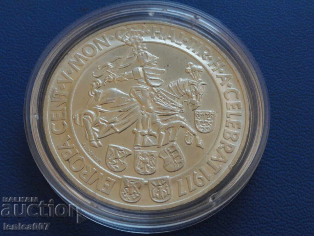 Austria 1977 - 100 șilingi "500g. de la fondare..." (Ag) Austria 1977 - 100 șilingi "500g. de la fondare..." (Ag)