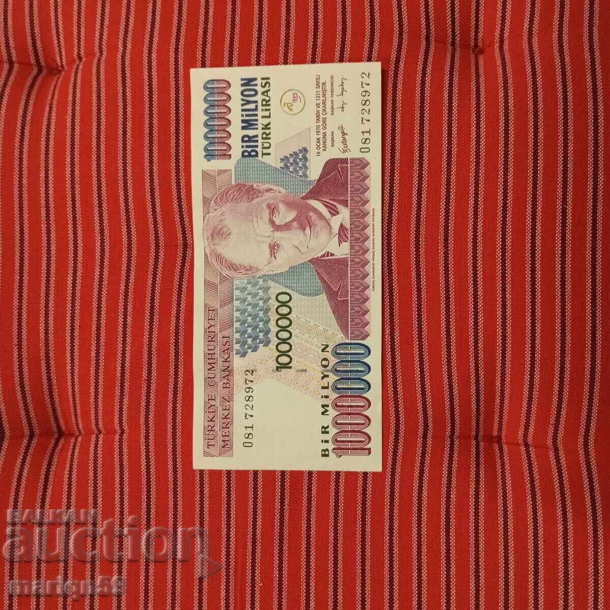 1,000,000 TL - 1970, excellent 1,000,000 TL - 1970, excellent