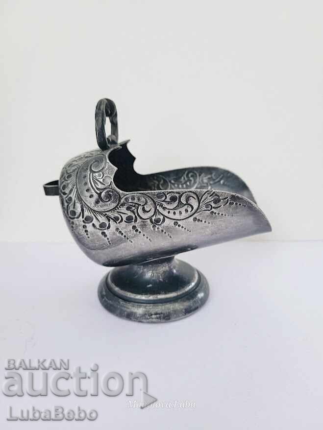 Antique Victorian Silver-Plated Sugar Bowl with price 65.00 BGN | € 33.23 Antique Victorian Silver-Plated Sugar Bowl with price 65.00 BGN | € 33.23