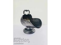 Antique Victorian Silver-Plated Sugar Bowl