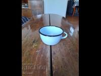 Cană, cană veche emailată