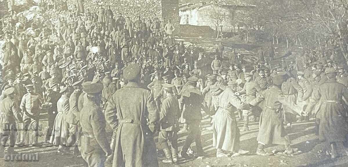 5156 Kingdom of Bulgaria village Huma Easter soldiers dance horo with price 20.00 BGN | € 10.23